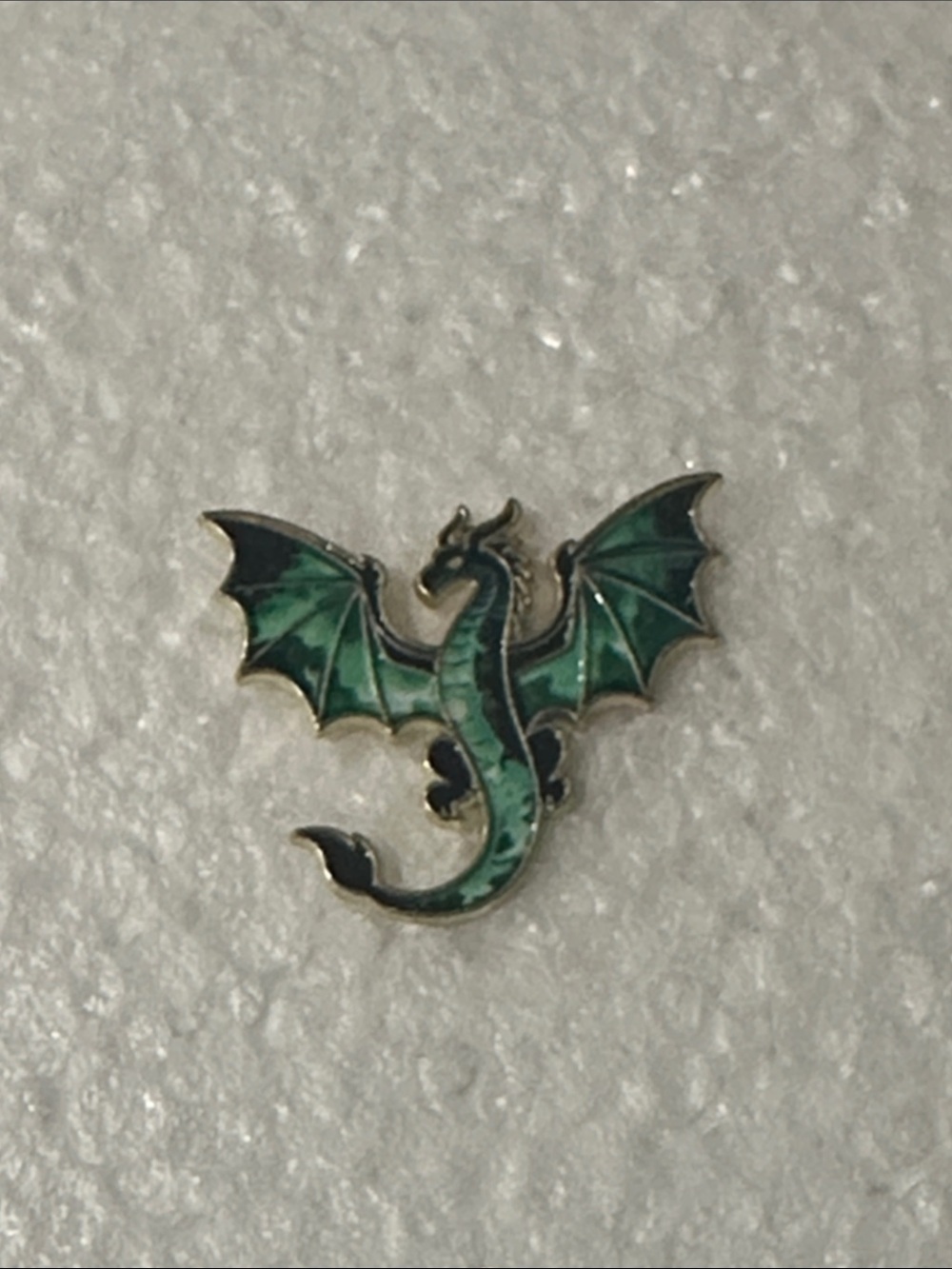 Green Dragon Enamel Pin